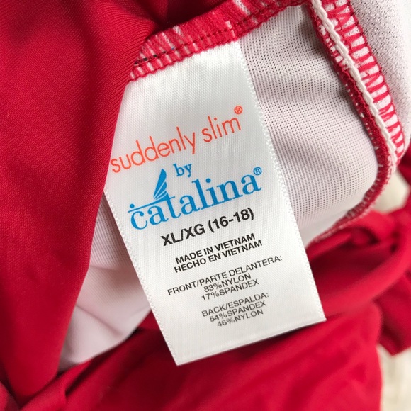 Catalina XL One Piece Swimsuit Tied Neck Modest - Picture 6 of 6